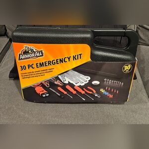 Black and Orange 30 PC Emergency Kit